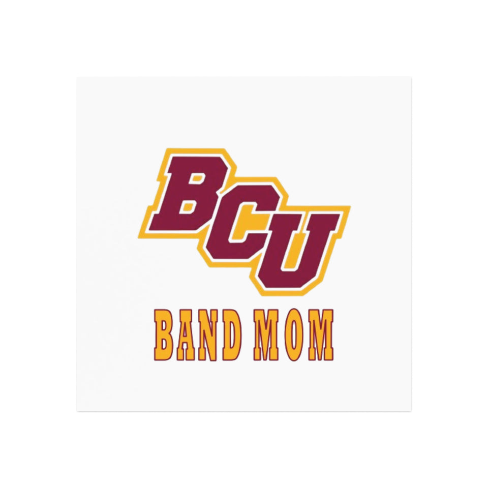 Bethune-Cookman Band Mom Square Magnet
