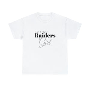 Las Vegas Raiders Girl Unisex Heavy Cotton Tee