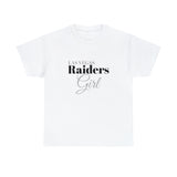 Las Vegas Raiders Girl Unisex Heavy Cotton Tee