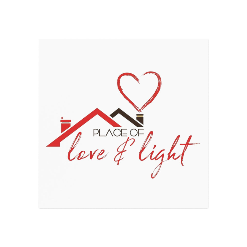 Love & Light Square Magnet