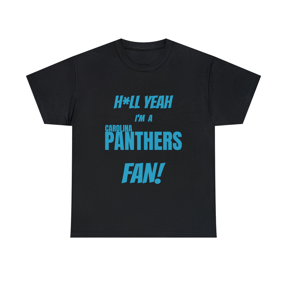 Carolina Panthers Football Unisex Heavy Cotton Tee