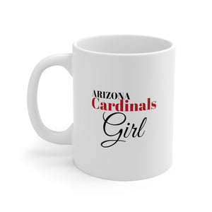 Arizona Cardinals Girl Ceramic Mug 11oz