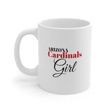 Arizona Cardinals Girl Ceramic Mug 11oz