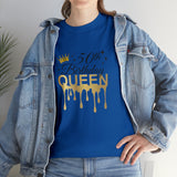 50th Birthday Queen Unisex Heavy Cotton Tee