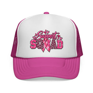 Support Squad Breast Cancer Awareness Trucker Caps