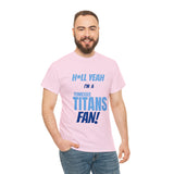 Tennessee Titans Football Unisex Heavy Cotton Tee