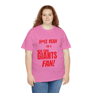 New York Giants Football Unisex Heavy Cotton Tee