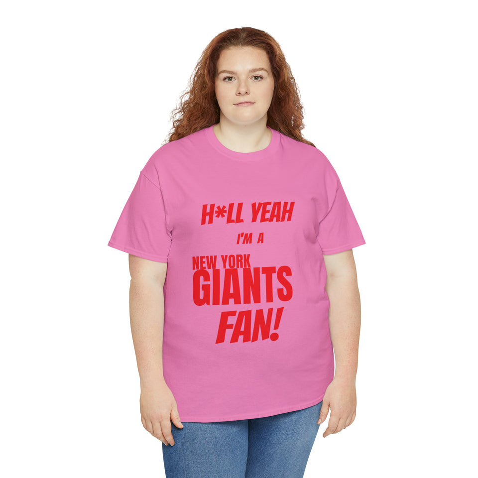 New York Giants Football Unisex Heavy Cotton Tee