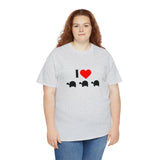 I Love Turtles Unisex Heavy Cotton Tee