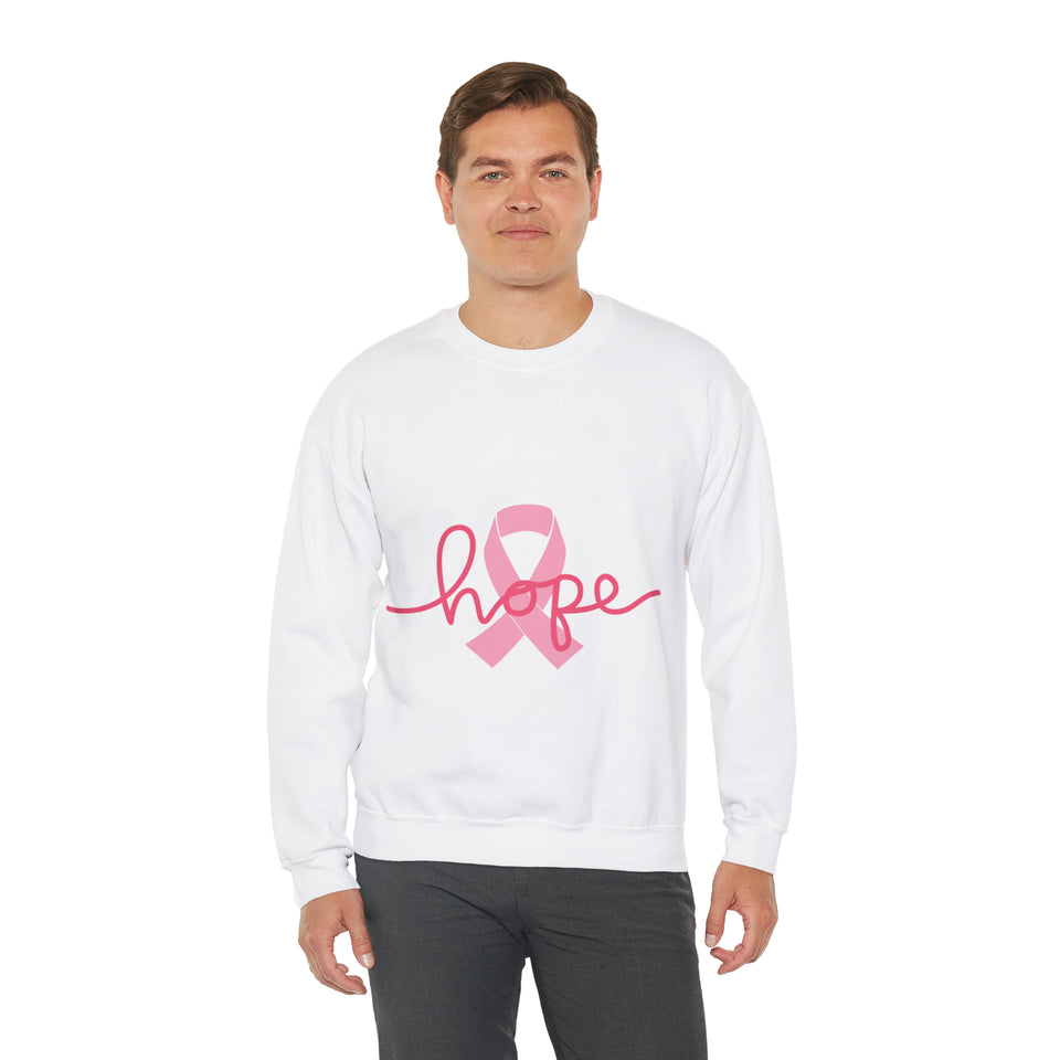 Breast Cancer Awareness HOPE Unisex Heavy Blend™ Crewneck Sweatshirt