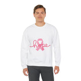 Breast Cancer Awareness HOPE Unisex Heavy Blend™ Crewneck Sweatshirt