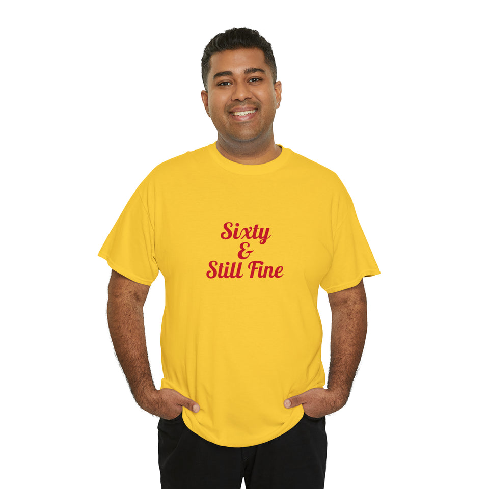 Sixty Unisex Heavy Cotton Tee