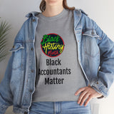 Black Accountants Matter Cotton Tee