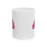 Support Squad Breast Cancer Awareness Ceramic Mug, (11oz, 15oz)