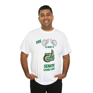 This Is What A UNCC Senior Looks Like Unisex Heavy Cotton Tee