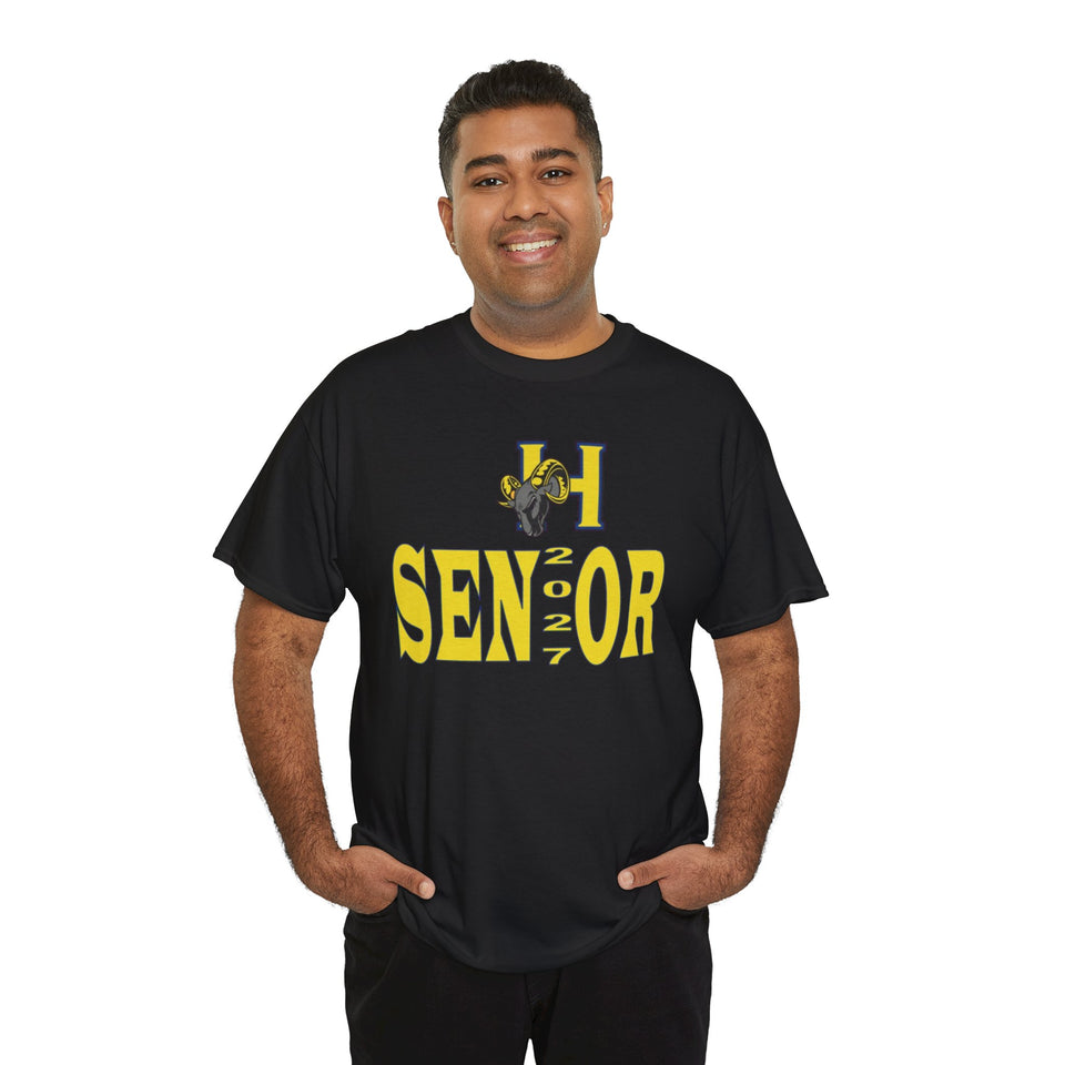 Highland Tech HS Senior 2027 Unisex Heavy Cotton Tee