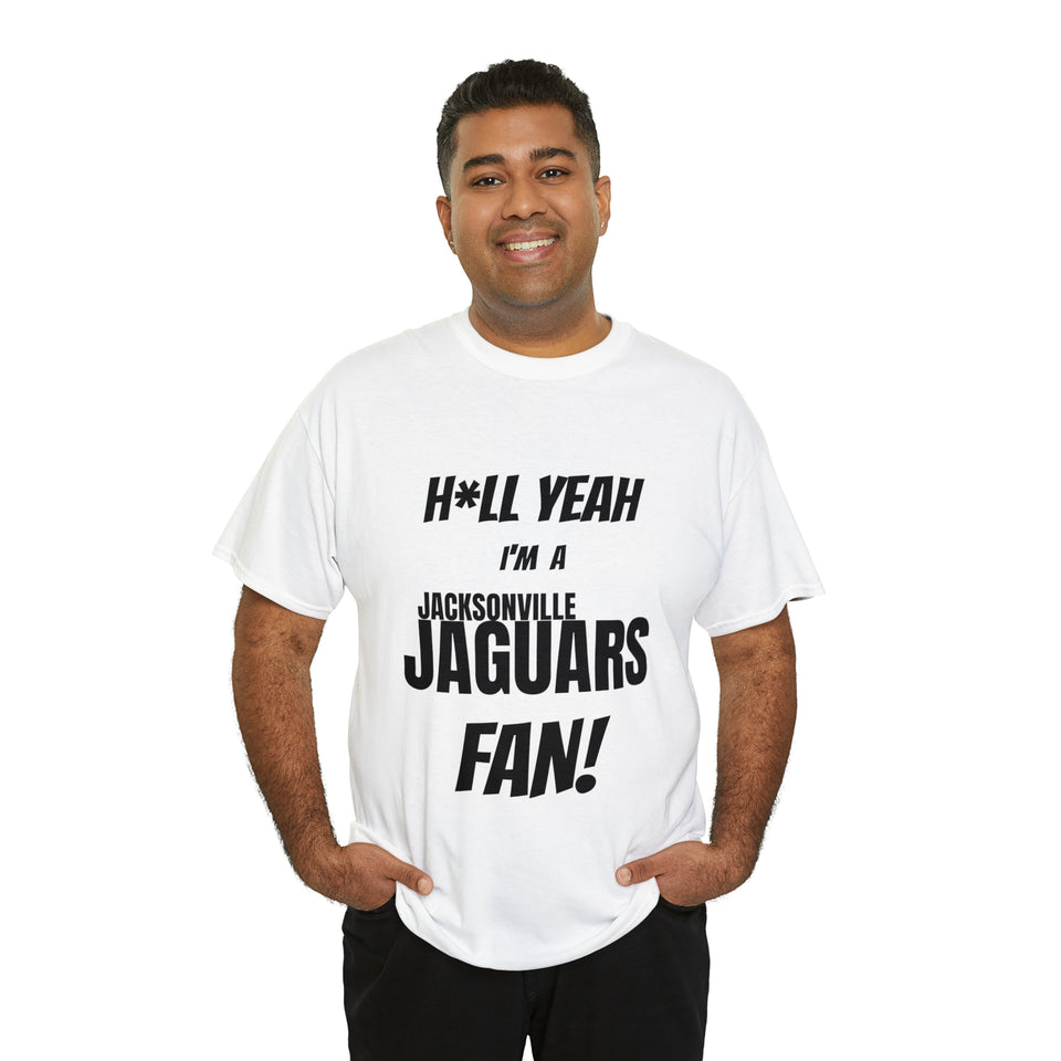 Jacksonville Jaguars Football Unisex Heavy Cotton Tee