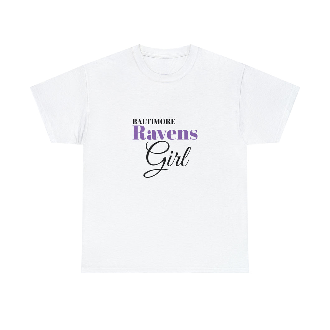 Baltimore Ravens Girl Unisex Heavy Cotton Tee