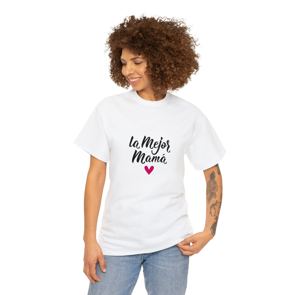 The Best Mom Spanish Unisex Heavy Cotton Tee