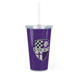 Village Christian Academy Plastic Tumbler with Straw