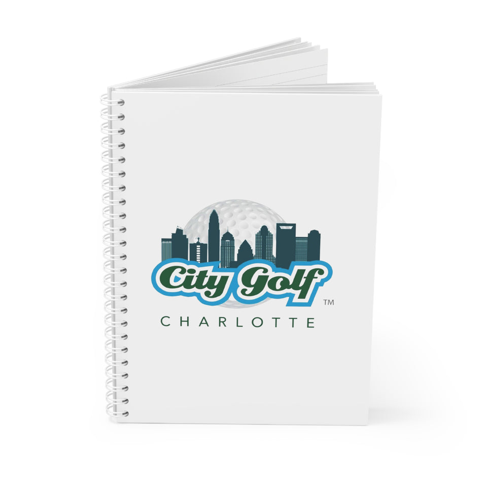 City Golf Charlotte Spiral Notebook