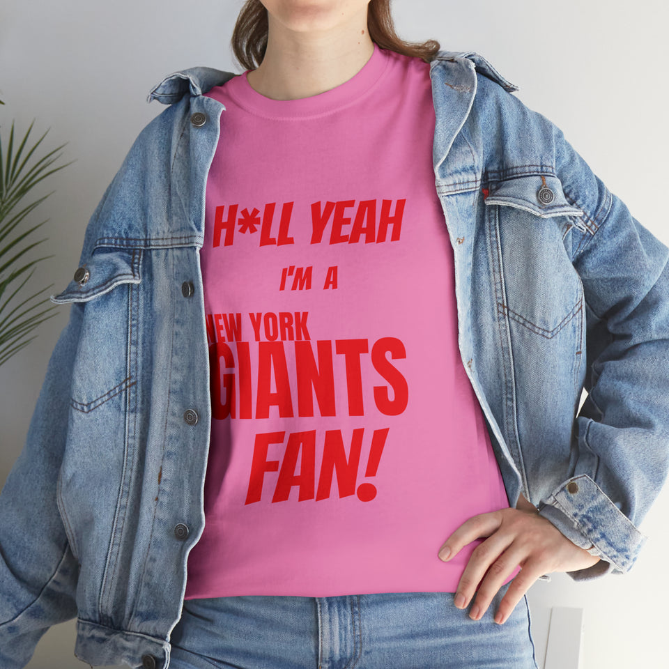 New York Giants Football Unisex Heavy Cotton Tee