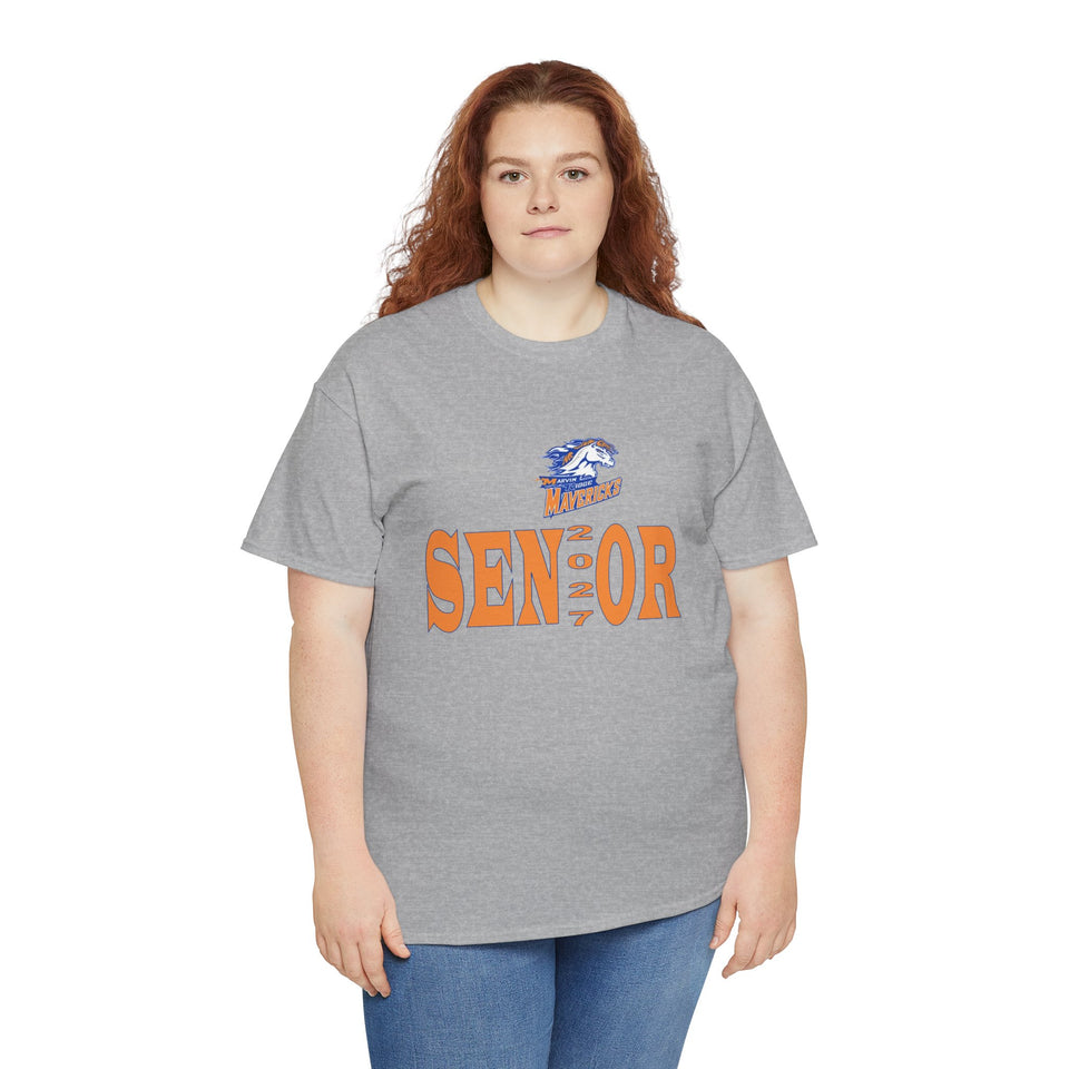 Marvin Ridge HS Senior 2027 Unisex Heavy Cotton Tee