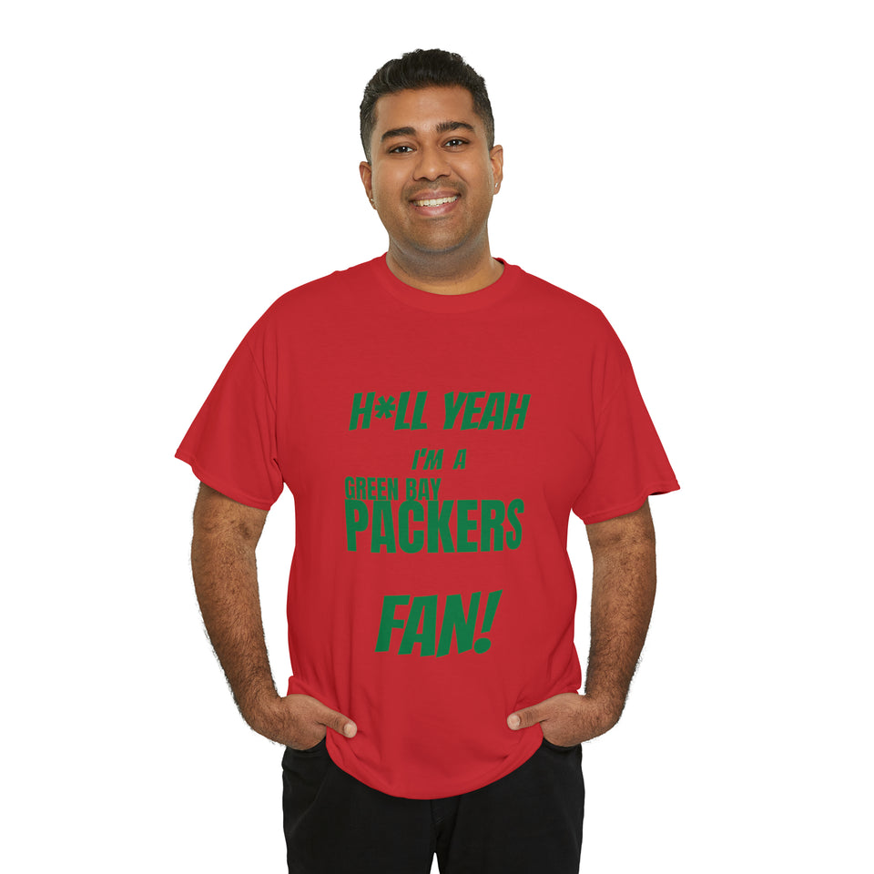 Green Bay Packers Football Unisex Heavy Cotton Tee