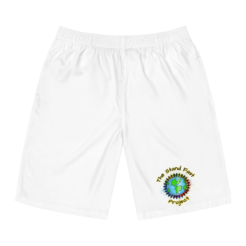The Stand Fast Project Men's Board Shorts (AOP)