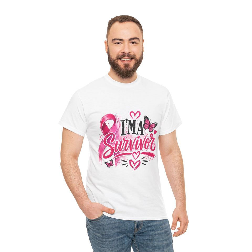 Breast Cancer Awareness Unisex Heavy Cotton Tee
