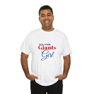 New York Giants Girl Unisex Heavy Cotton Tee