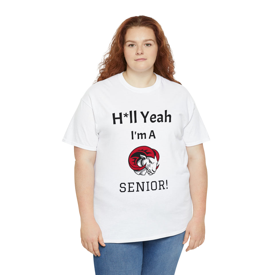 H*ll Yeah! WSSU Senior Unisex Heavy Cotton Tee