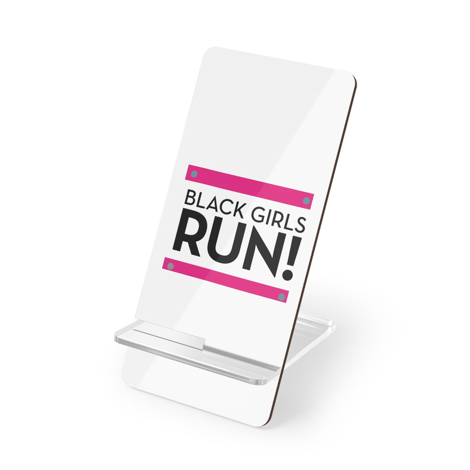 Black Girls Run Mobile Display Stand for Smartphones