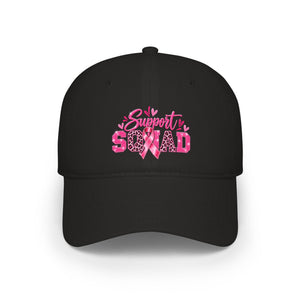 Support Squad Breast Cancer Awareness Low Profile Baseball Cap