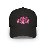 Support Squad Breast Cancer Awareness Low Profile Baseball Cap