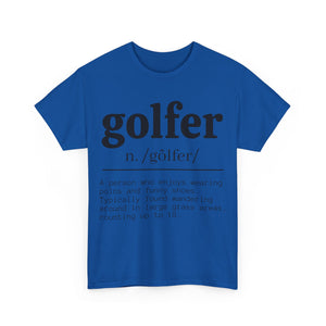 Golfer Unisex Heavy Cotton Tee