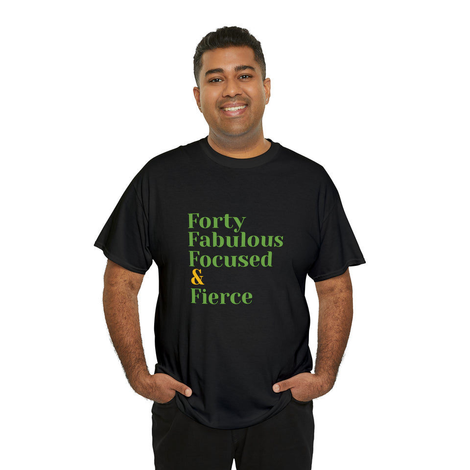 Forty Unisex Heavy Cotton Tee