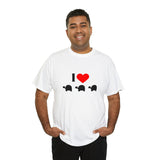 I Love Turtles Unisex Heavy Cotton Tee