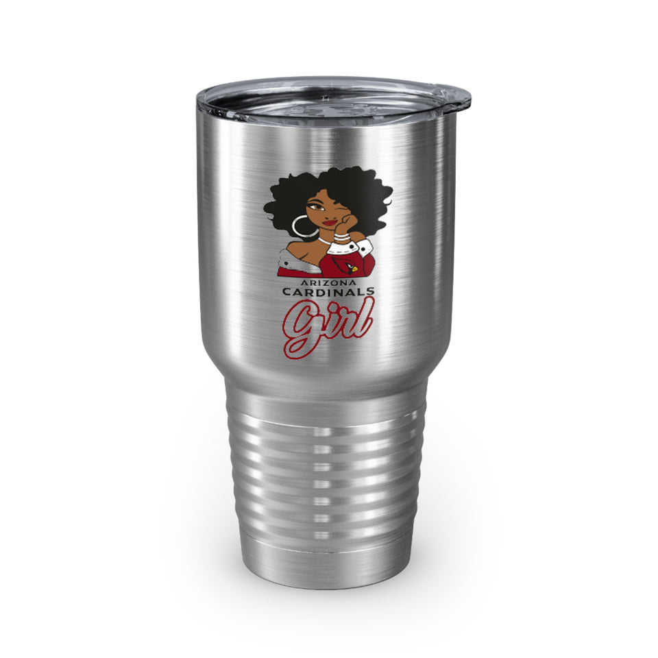 Arizona Cardinals Girl Ringneck Tumbler, 30oz