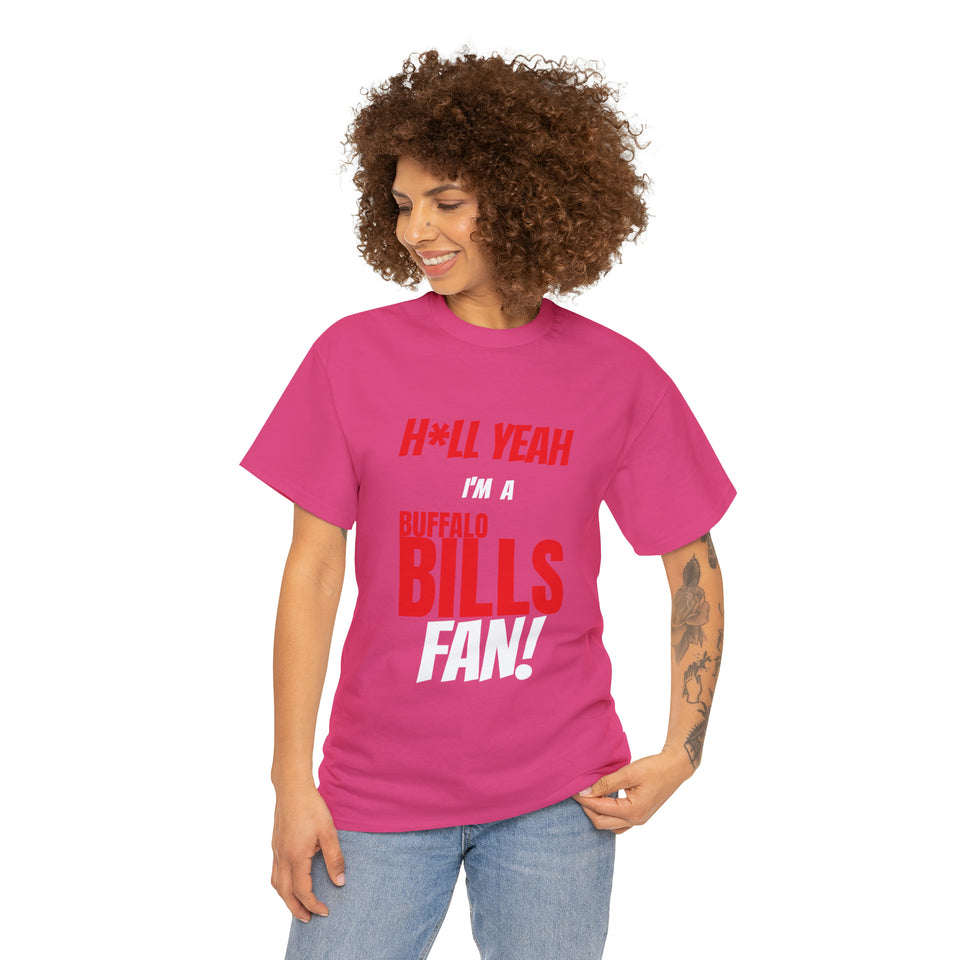 Buffalo Bills Football Unisex Heavy Cotton Tee