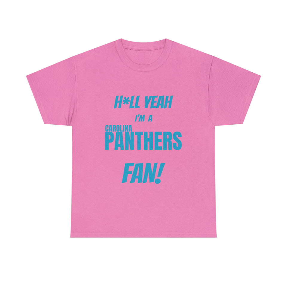 Carolina Panthers Football Unisex Heavy Cotton Tee