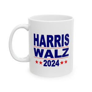 Harris Walz 2024 Ceramic Mug, (11oz, 15oz)