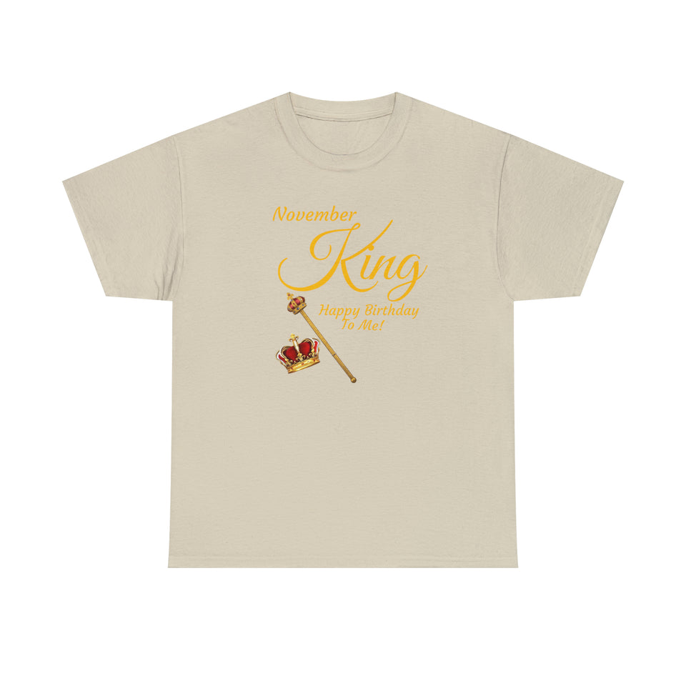 November King Unisex Heavy Cotton Tee