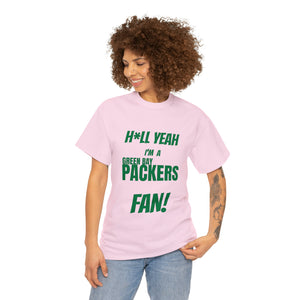 Green Bay Packers Football Unisex Heavy Cotton Tee