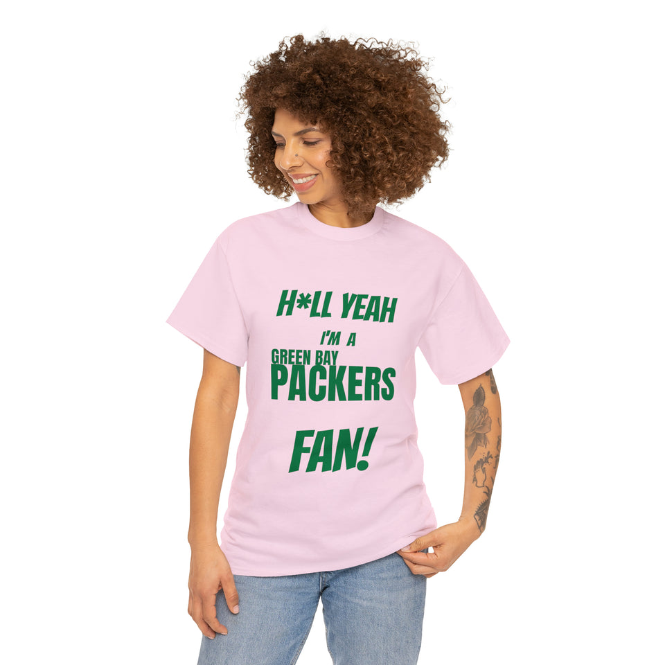 Green Bay Packers Football Unisex Heavy Cotton Tee