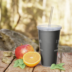 Teachers Plastic Tumbler with Straw