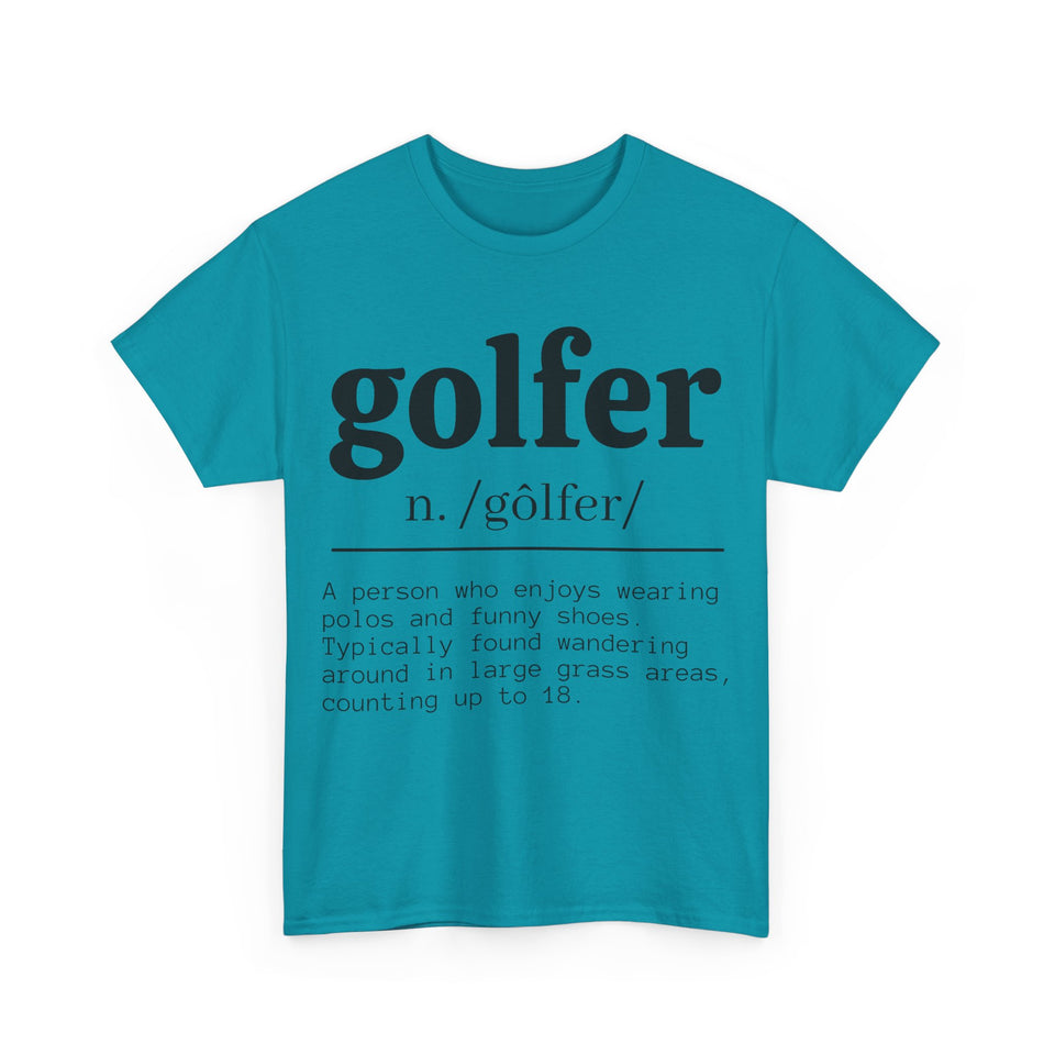 Golfer Unisex Heavy Cotton Tee