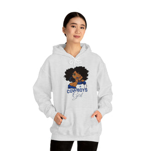 Dallas Cowboys Girl Unisex Heavy Blend™ Hooded Sweatshirt
