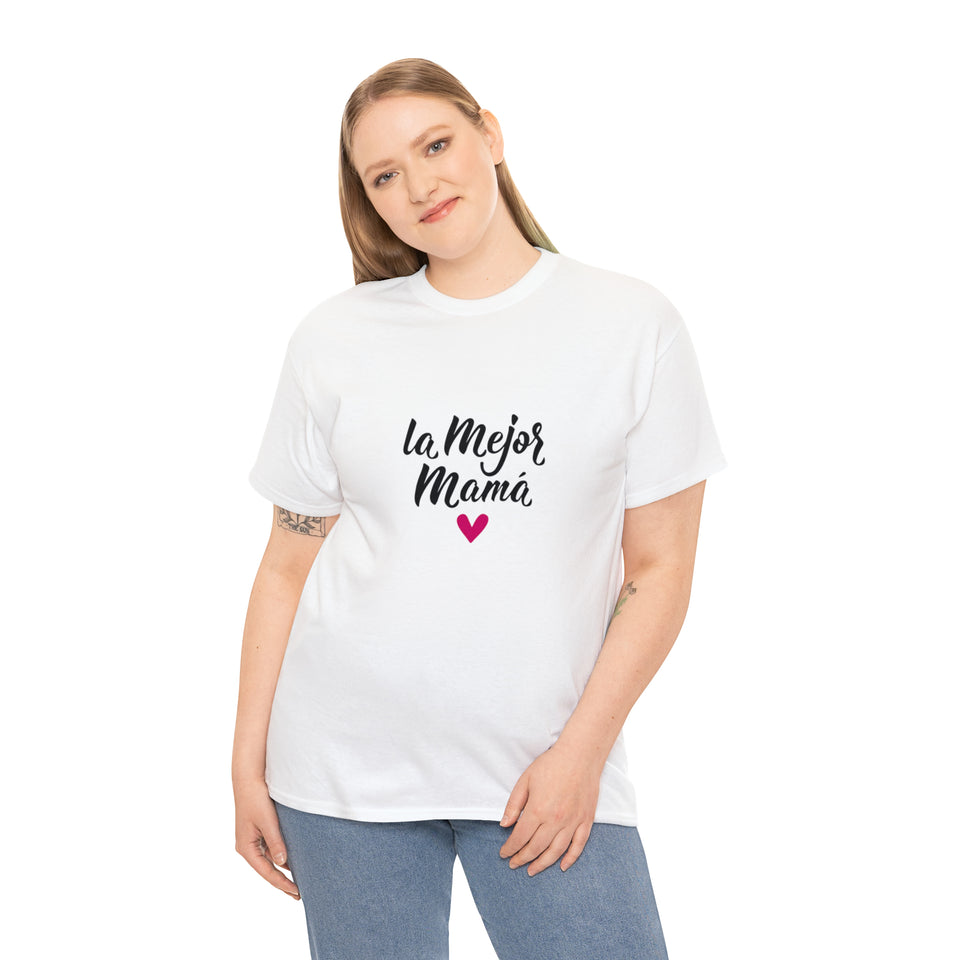 The Best Mom Spanish Unisex Heavy Cotton Tee