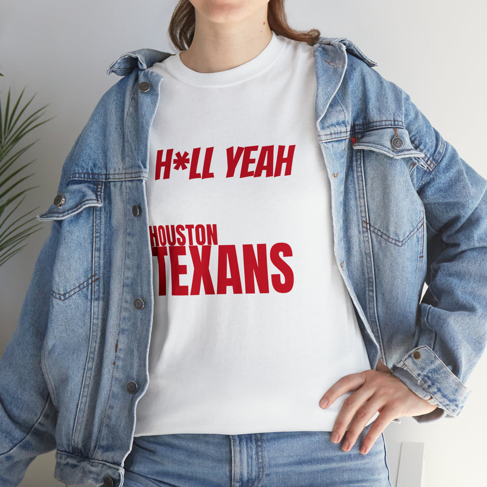 Houston Texans Football Unisex Heavy Cotton Tee